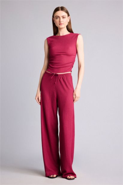 Straight Fit Trousers