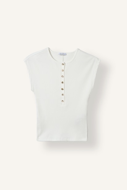 Slim Fit Camisole Short Sleeve T-Shirt