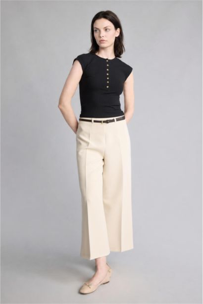Slim Fit Camisole Short Sleeve T-Shirt