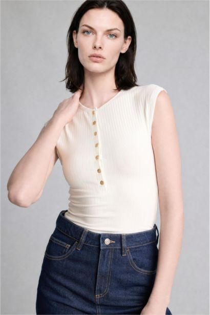 Slim Fit Camisole Short Sleeve T-Shirt