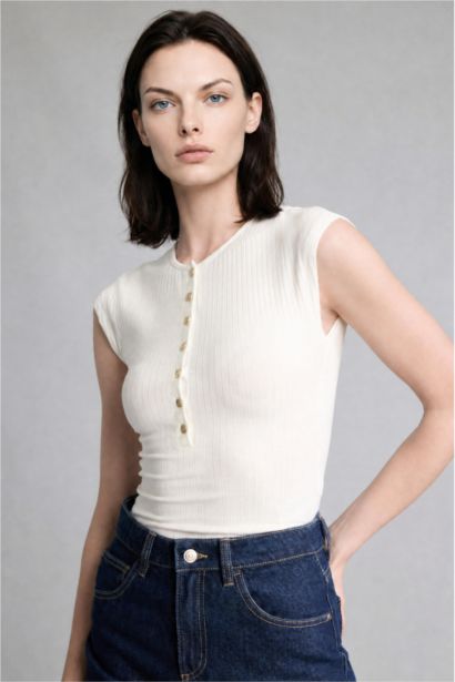 Slim Fit Camisole Short Sleeve T-Shirt
