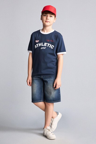 New Regular Fit Printed Short Sleeve T-Shirt