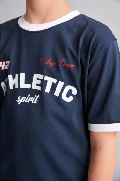 New Regular Fit Printed Short Sleeve T-Shirt