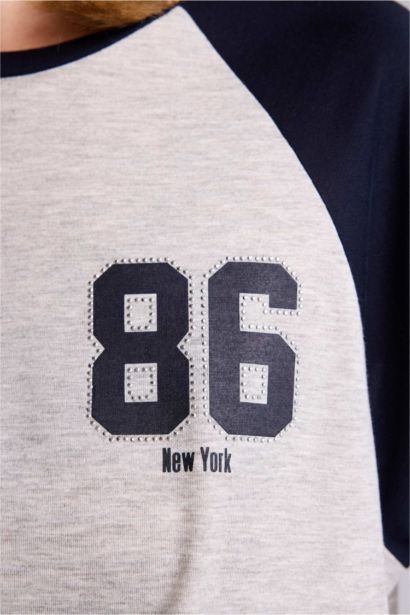 Slim Fit Kısa kollu Baskılı Tişört