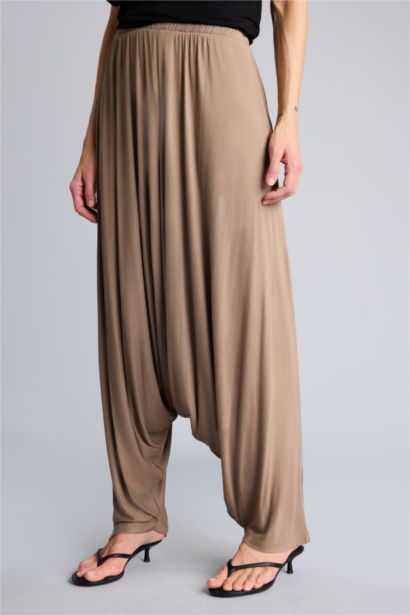 Afra x Defacto Balloon Fıt Ribana Pantolon