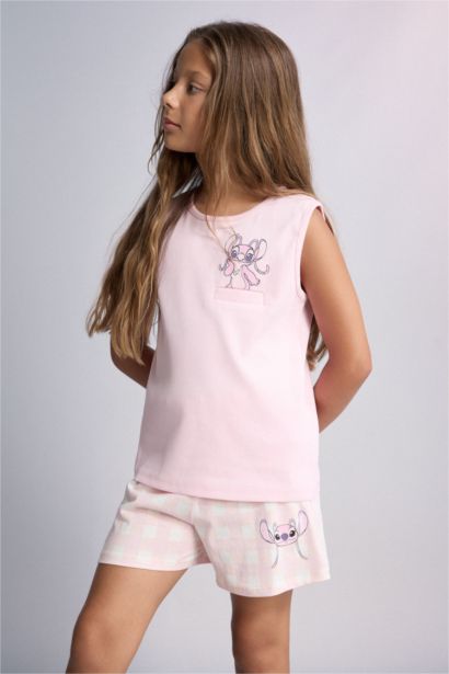 2 piece Regular Fit Lilo & Stitch Knitted Pyjamas