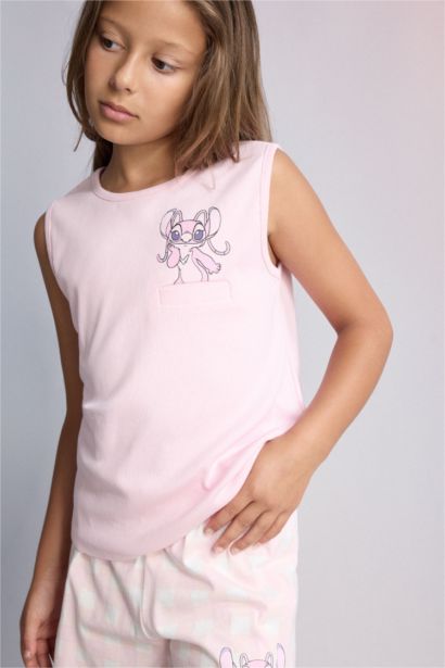 2 piece Regular Fit Lilo & Stitch Knitted Pyjamas