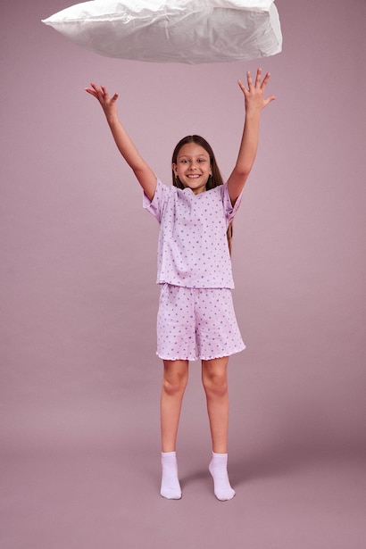 Kaşkorse 2'Li Pijama Takım Kız Çocuk