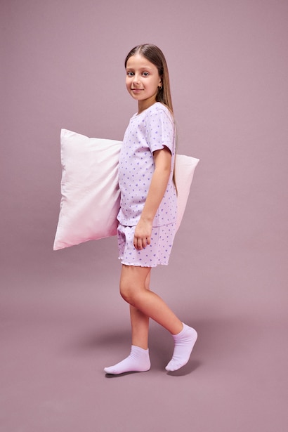 Kaşkorse 2'Li Pijama Takım Kız Çocuk