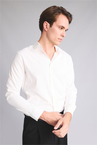 Modern Fit Long Sleeve Shirt