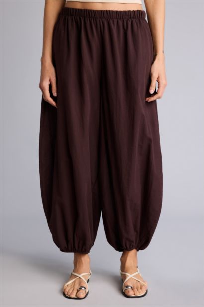 Yüksek Bel Balloon Fıt Pantolon