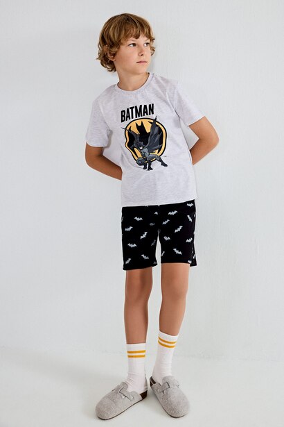 Batman Lisanslı Regular Fit 2'Li Takım Erkek Çocuk