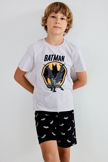 Batman Lisanslı Regular Fit 2'Li Takım Erkek Çocuk