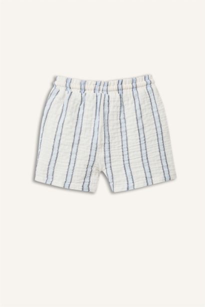 Baby Boy Elastic Waist striped Shorts