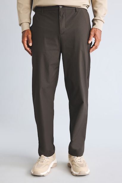 Standart Fit Düz Paça Pantolon