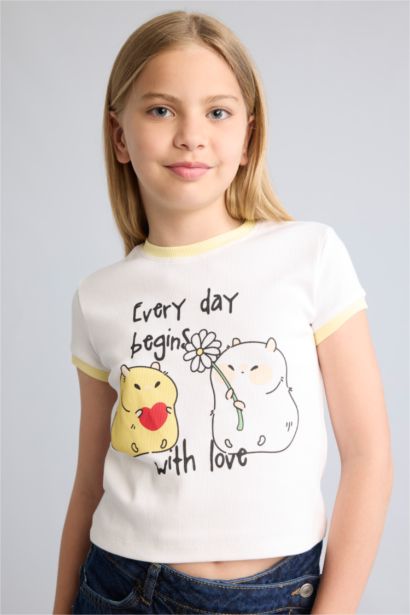 Slogan Short Sleeve T-Shirt