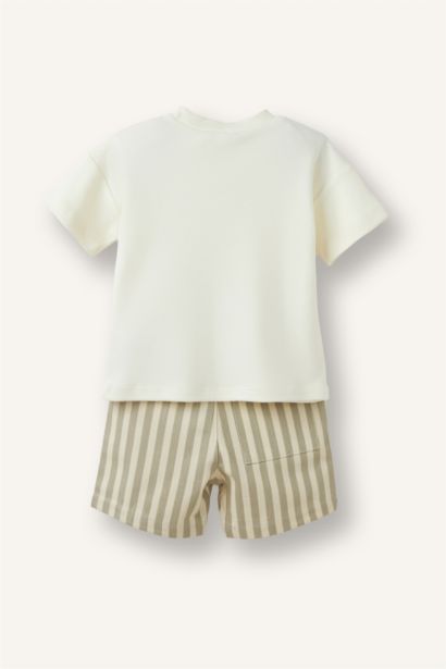 2 piece Regular Fit Crew Neck Set