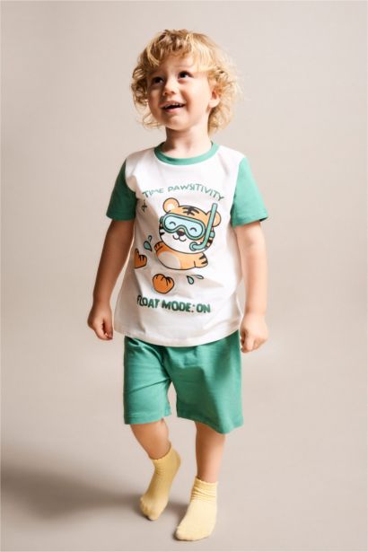 Baby Boy Top Shorts 2 Piece Pyjama Set