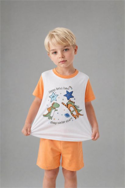 Baby Boy 2 piece Regular Fit Animal Knitted Pyjamas