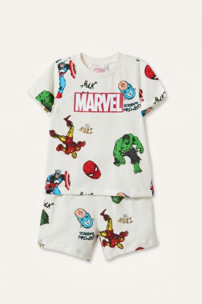 Marvel Lisanslı 2'Li Pijama Takımı Erkek Bebek