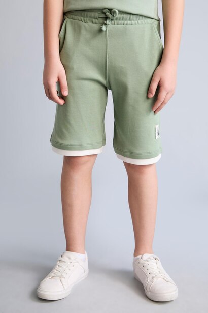 Boy 100% Cotton Oversize Shorts
