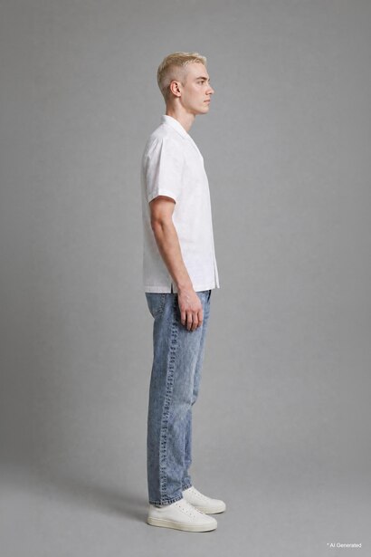 Straight Regular Fit Waist Jeans