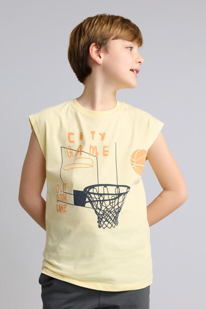 Boy Printed T-Shirt Shorts 2 Piece Set