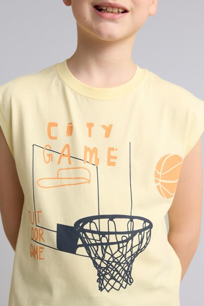 Boy Printed T-Shirt Shorts 2 Piece Set