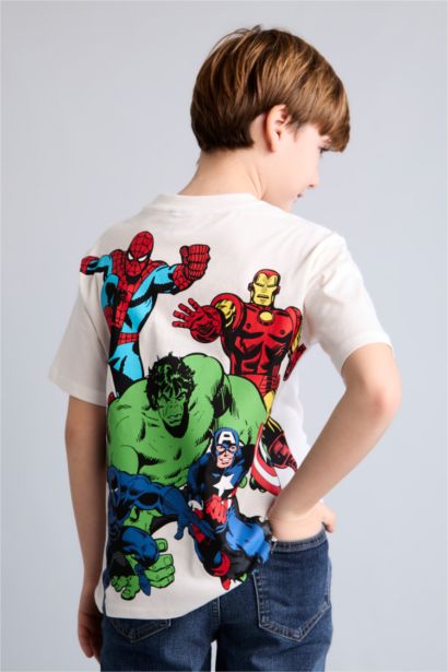 New Regular Fit Licensed by Marvel Short Sleeve T-Shirt