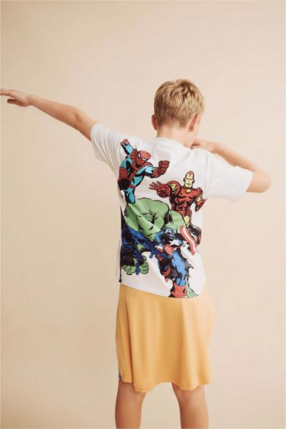 New Regular Fit Licensed by Marvel Short Sleeve T-Shirt