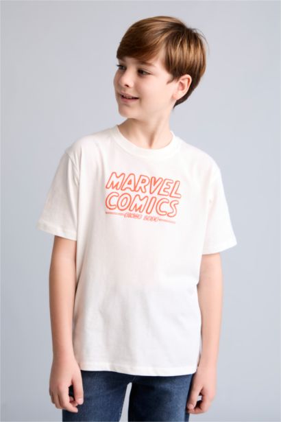 New Regular Fit Licensed by Marvel Short Sleeve T-Shirt