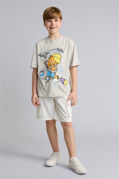 Oversize Fit Garfield Short Sleeve T-Shirt