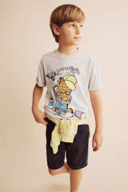 Oversize Fit Garfield Short Sleeve T-Shirt