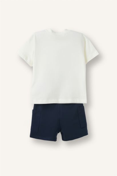 2 piece Regular Fit Embroidered Set