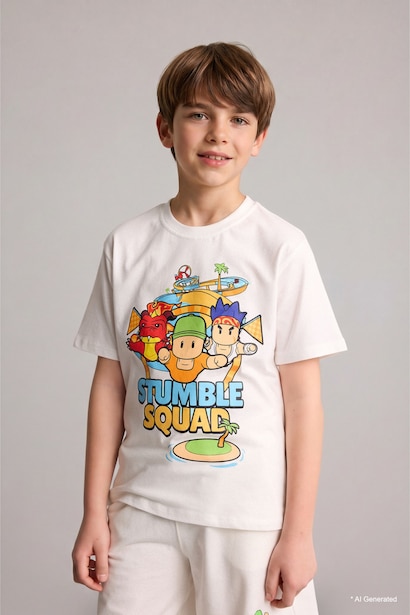Boy Oversize Fit Short Sleeve T-Shirt