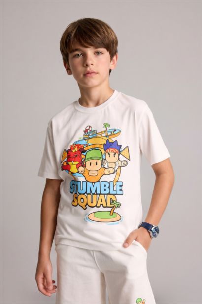 Stumble Guys Oversıze Tişört Erkek Çocuk