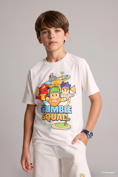 Boy Oversize Fit Short Sleeve T-Shirt