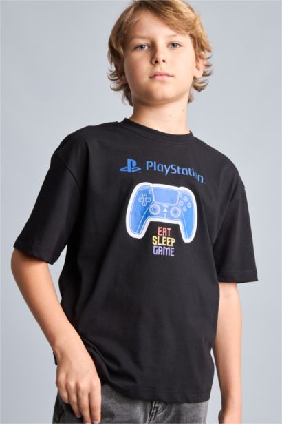 PlayStatıon Lisanslı Oversize Tişört Erkek Çocuk