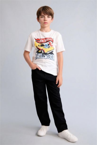 Boy Hot Wheels Oversize Crew Neck T-Shirt