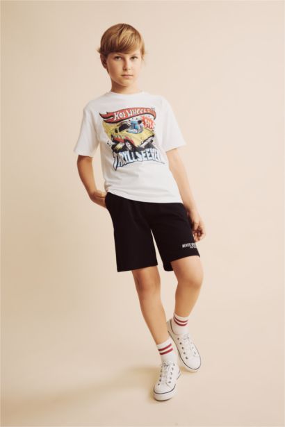 Boy Hot Wheels Oversize Crew Neck T-Shirt