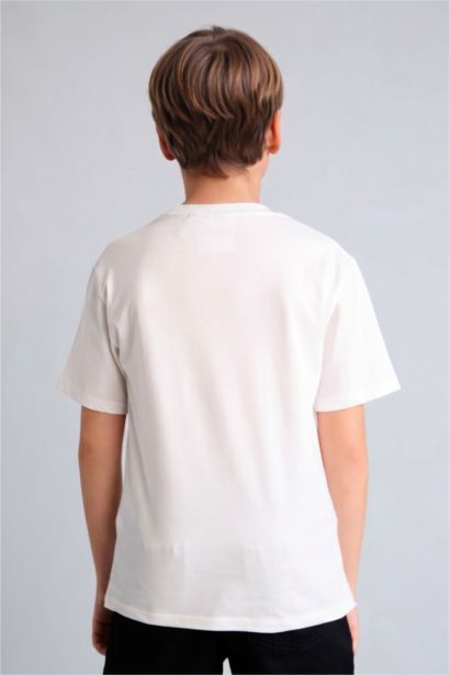 Boy Hot Wheels Oversize Crew Neck T-Shirt