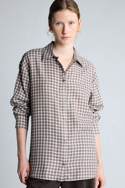 Regular Fit Flannel Long Sleeve Shirt