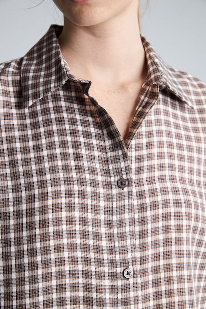 Regular Fit Flannel Long Sleeve Shirt