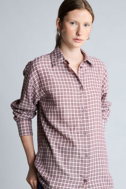 Regular Fit Flannel Long Sleeve Shirt