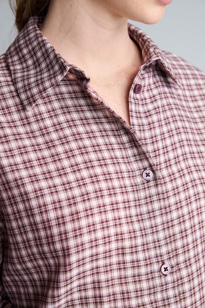 Regular Fit Flannel Long Sleeve Shirt