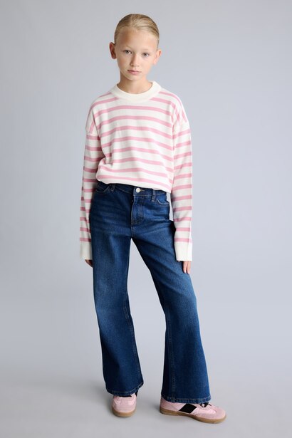 Girl Regular Fit Crew Neck Pullover