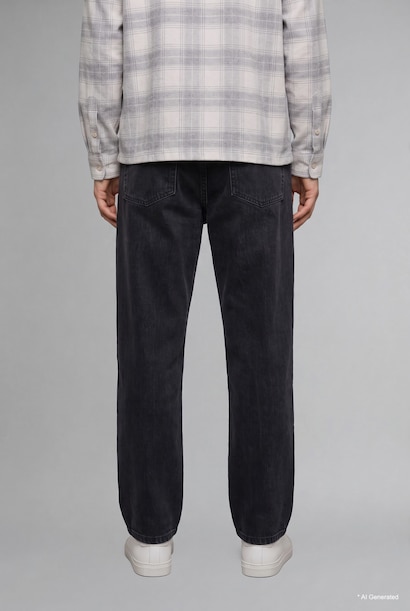 Wide Leg Jean Pantolon