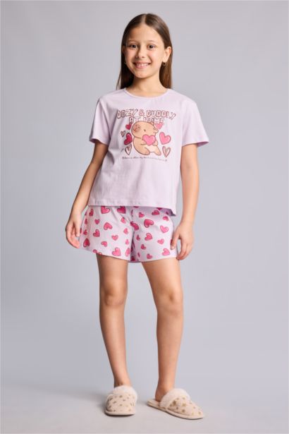 Regular Fıt 2'li Pijama Takımı Kız Çocuk