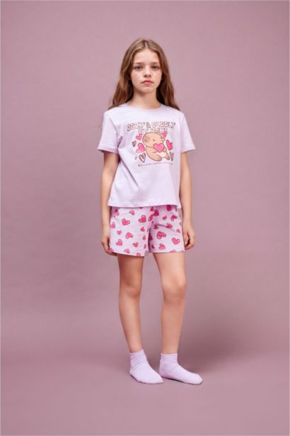 Regular Fıt 2'li Pijama Takımı Kız Çocuk
