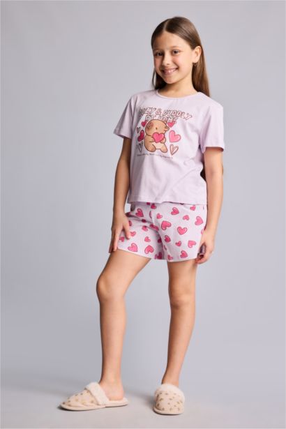 Regular Fıt 2'li Pijama Takımı Kız Çocuk